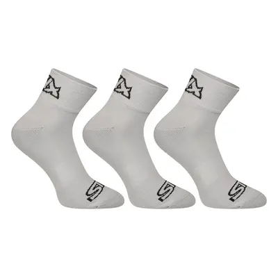 3PACK Styx ankle socks gray