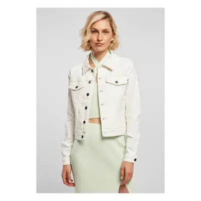 Women's Organic Denim Jacket Offwhite Raw