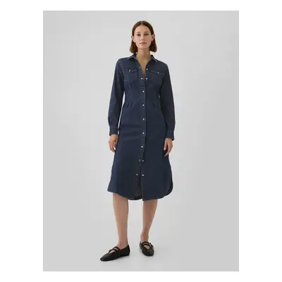 GAP Denim Midi Dress Western - Women's