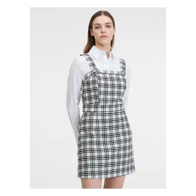 Orsay Black & White Checkered Dress - Ladies