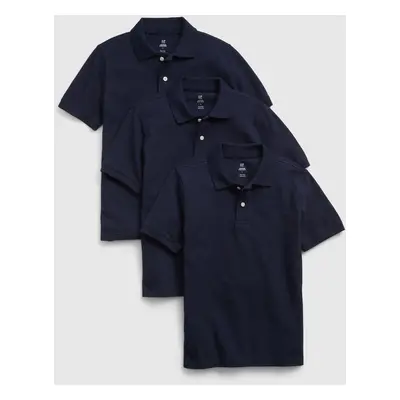 GAP Kids polo shirts uniform organic, 3pcs - Boys