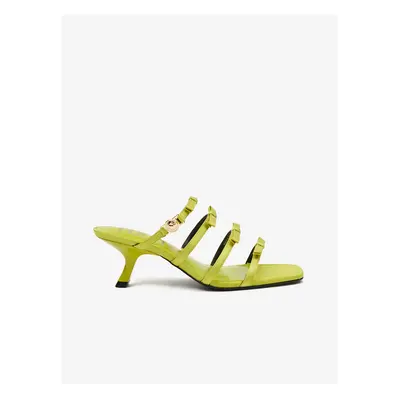 Light Green Women's Heeled Slippers Versace Jeans Couture Fon - Ladies