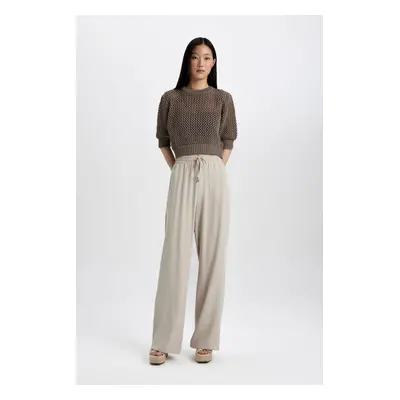 DEFACTO Florida Pocket High Waist Wide Leg Belmando Basic Pants