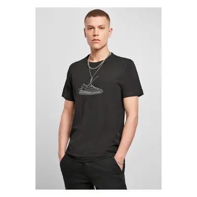 One Line Sneaker Tee Black