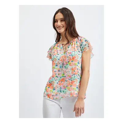 Orsay Pink-cream Women's Floral Blouse - Women