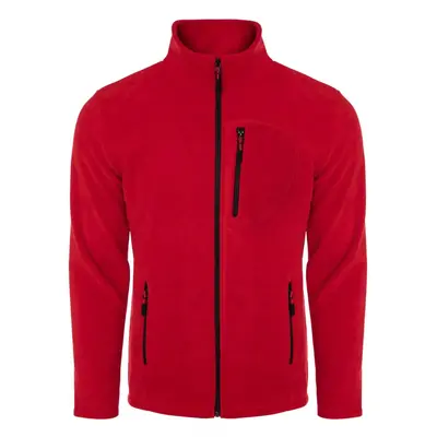 24601 Dewberry Pocket Outdoor Full Zipper Fleece Jacket-RED