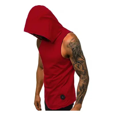 Madmext Hooded Athlete Claret Red