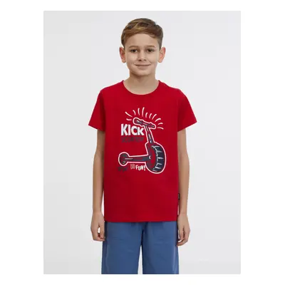 Red boys' T-shirt SAM Bluto