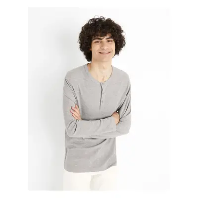 Celio T-Shirt Ceplay With Long Sleeves - Men