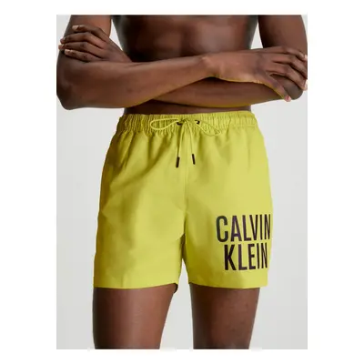 Calvin Klein Yellow Men's Shorts Swimsuit Km0km00794lrf