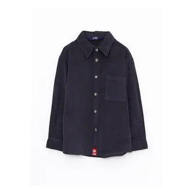 LC Waikiki Comfort Fit Velvet Boys' Shirt