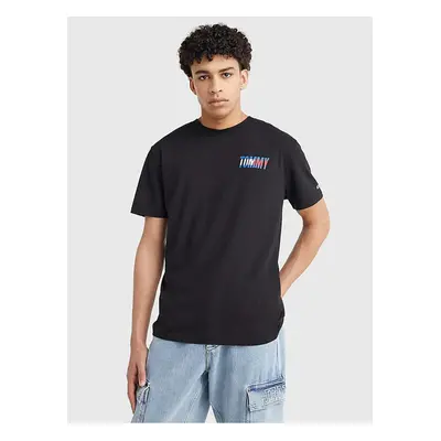 Black Mens T-Shirt Tommy Jeans - Men