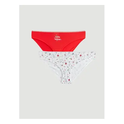 LC Waikiki Lcw New Year's Themed Bikini Panties Pack