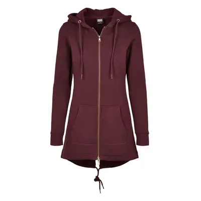 Women's Sweat Parka redwine