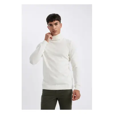 DEFACTO Slim Fit Turtleneck Sweater