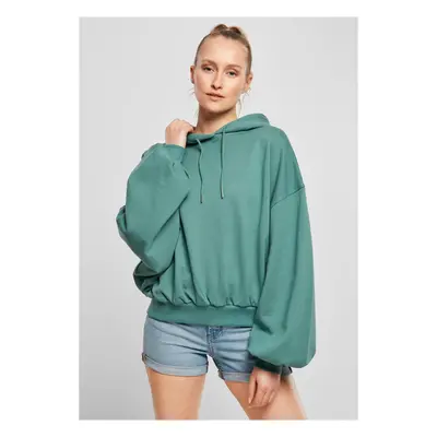 Women's bio oversized terry sweatshirt with a pale liner