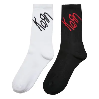 Korn Socks - Pack of - Black/White