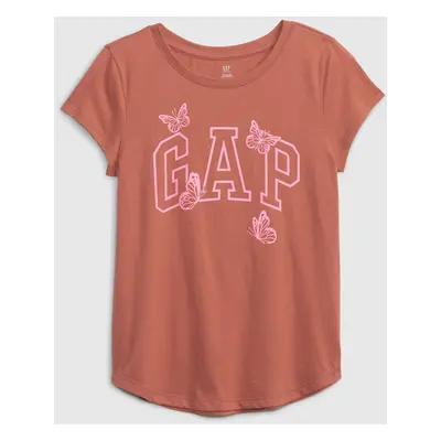 Children's T-shirt organic logo GAP - Girls