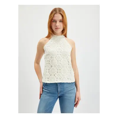 Orsay Creamy Women's Lace Top - Women