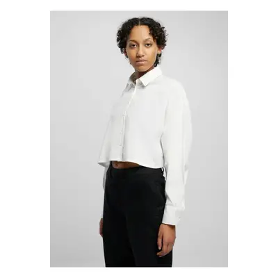 Women's oversized blouse in white