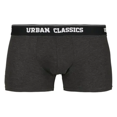 Men's Boxer Shorts Double Pack Black/Charcoal