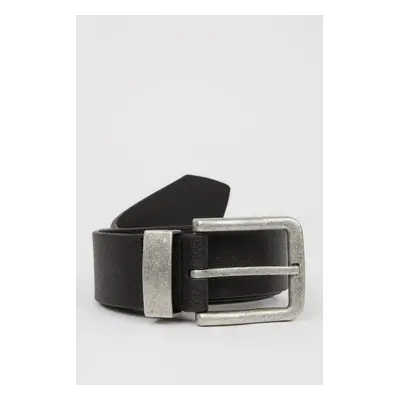 DEFACTO Men's Faux Leather Jean Belt