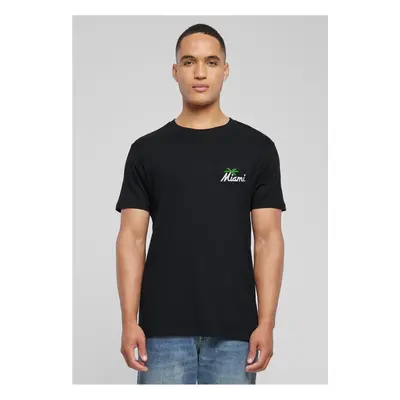 Men's T-shirt Miami Palm Tree EMB black