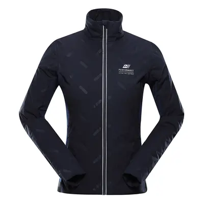 Women's jacket with dwr treatment ALPINE PRO BARITA navy