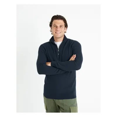 Celio Sweater Celim with zipper collar - Men