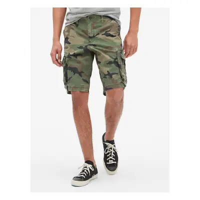 Green Men's Patterned Shorts GAP