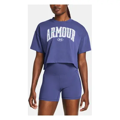 Under Armour T-Shirt UA HW SCRIPTED WM CROP SS-PPL - Women