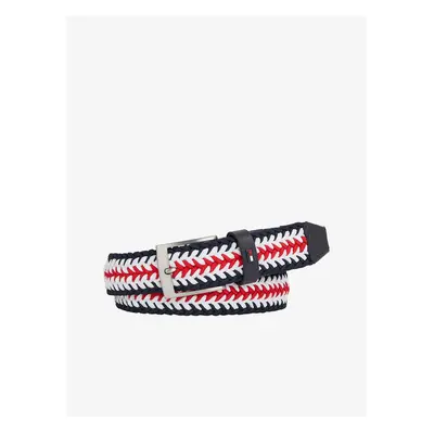 Black-red Mens Striped Strap Tommy Hilfiger Adan 3.5 Elasti - Men