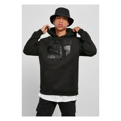 Southpole Hoody with PU appliqué black