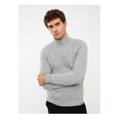 LC Waikiki Turtleneck Long Sleeve Men's Knitwear Sweater