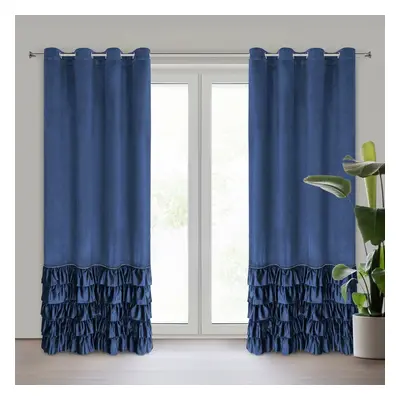 Eurofirany Unisex's Drape Navy Blue