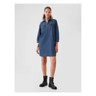 GAP Denim mini dress UltraSoft Utility - Women's