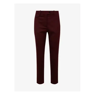 Calvin Klein Pants Wool Twill Detail Ci - Women