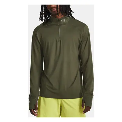 Under Armour T-Shirt QUALIFIER RUN 1/4 ZIP-GRN - Men