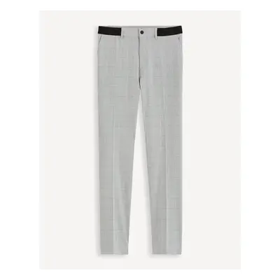 Celio Checkered Trousers Fonoel - Men