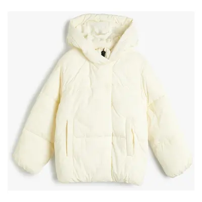 Koton Girls Ecru Jacket