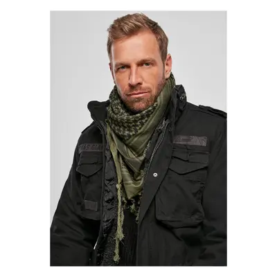 Shemag olive/black scarf