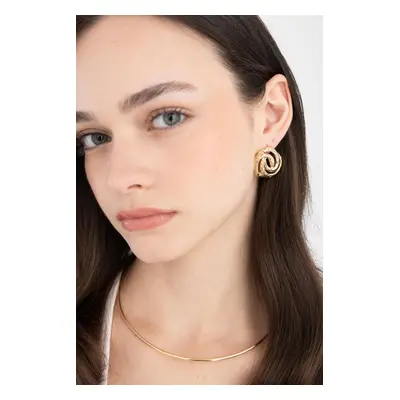 DEFACTO Women's Gold Earrings