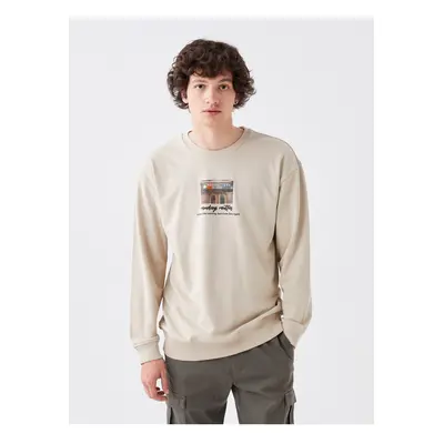 LC Waikiki Crew Neck Long Sleeve Printed Men's Sweatshirt