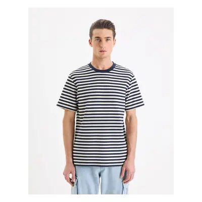 Celio Striped T-Shirt Gefab - Men's