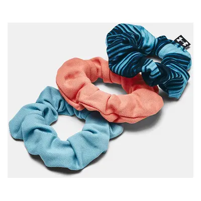 Under Armour Hair Bands UA Blitzing Scrunchie 3PK-BLU - Women