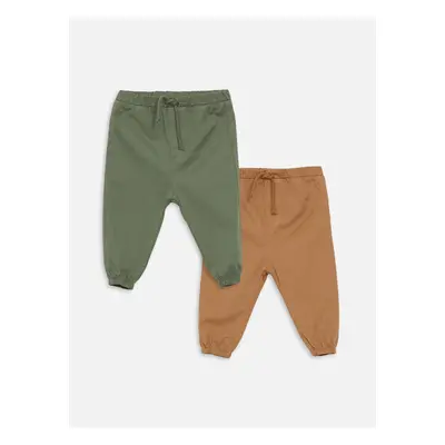 LC Waikiki Basic Baby Boy Pants with Elastic Waist 2-Pack