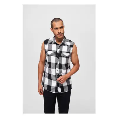 Sleeveless shirt white/black