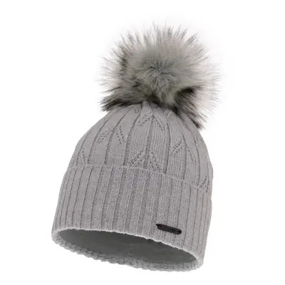 AGBO Woman's winter hat in grey merino wool Talaria