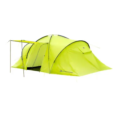 Large tent for people ALPINE PRO OUTERE lime green