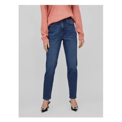 Dark Blue Women Mom Jeans VILA Naomi - Women